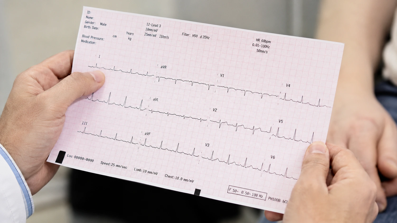 धड़कन और अनियमित हार्टबीट के लिए 12-लीड ECG मूल्यांकन
